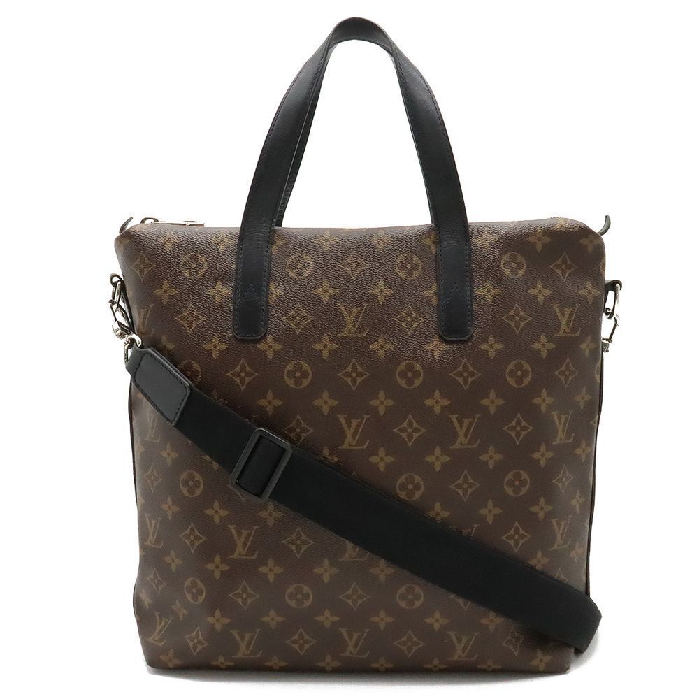 Louis Vuitton Monogram Macassar Kitan Leather Tote Bag